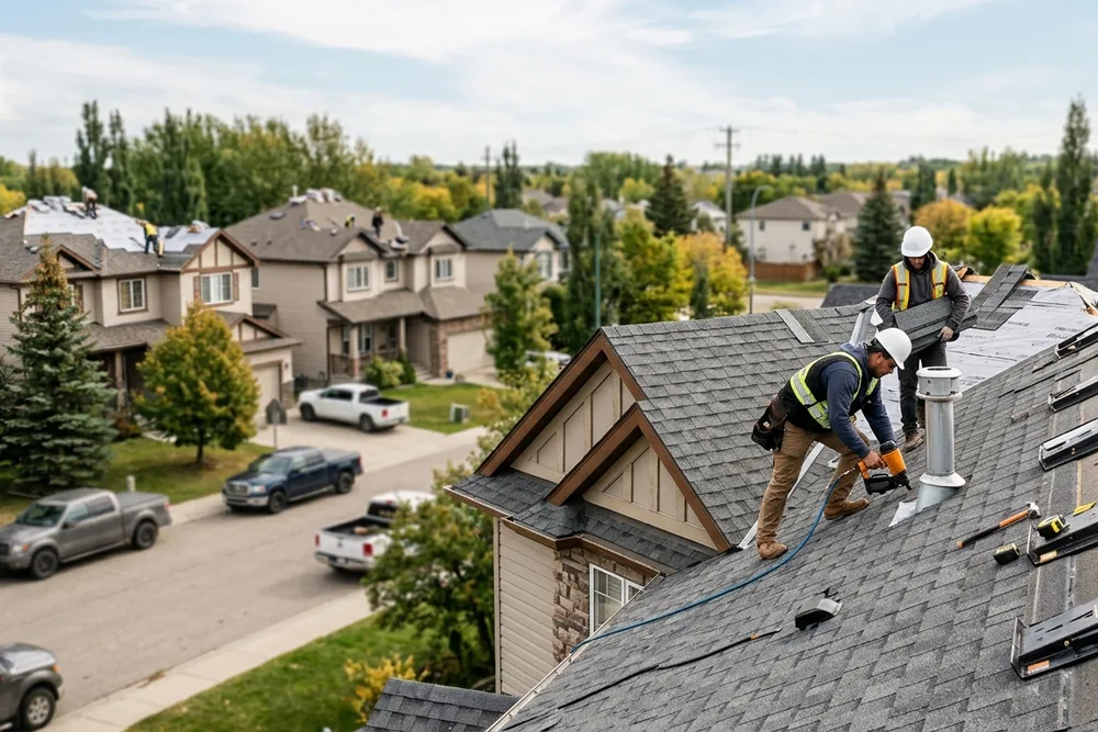 Throne Roofing: Roofing In Calgary, Edmonton & Saskatchewan in use: Our Core Roofing Services