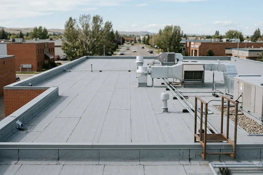 Throne Roofing: Roofing In Calgary, Edmonton & Saskatchewan in use: Commercial Roofing in Calgary, Edmonton and Saskatch